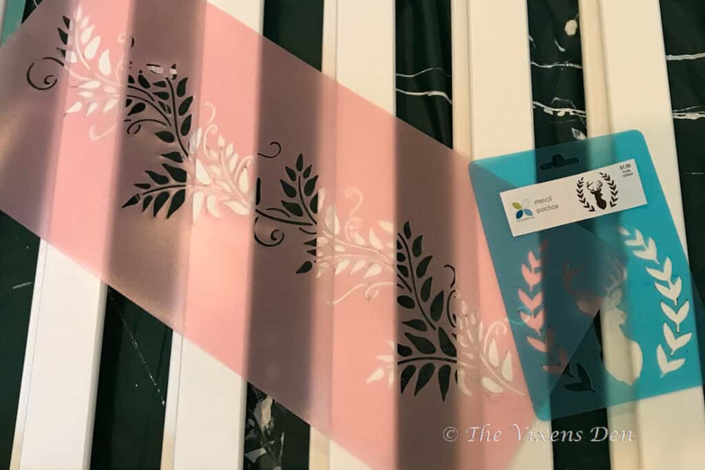 How to Create a Raised Stencil - The Vixen's Den Studio