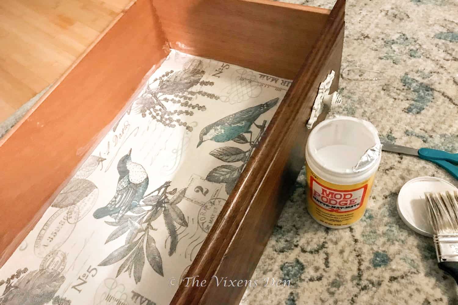 Paint Washed and Stained Armoire - The Vixen's Den Studio