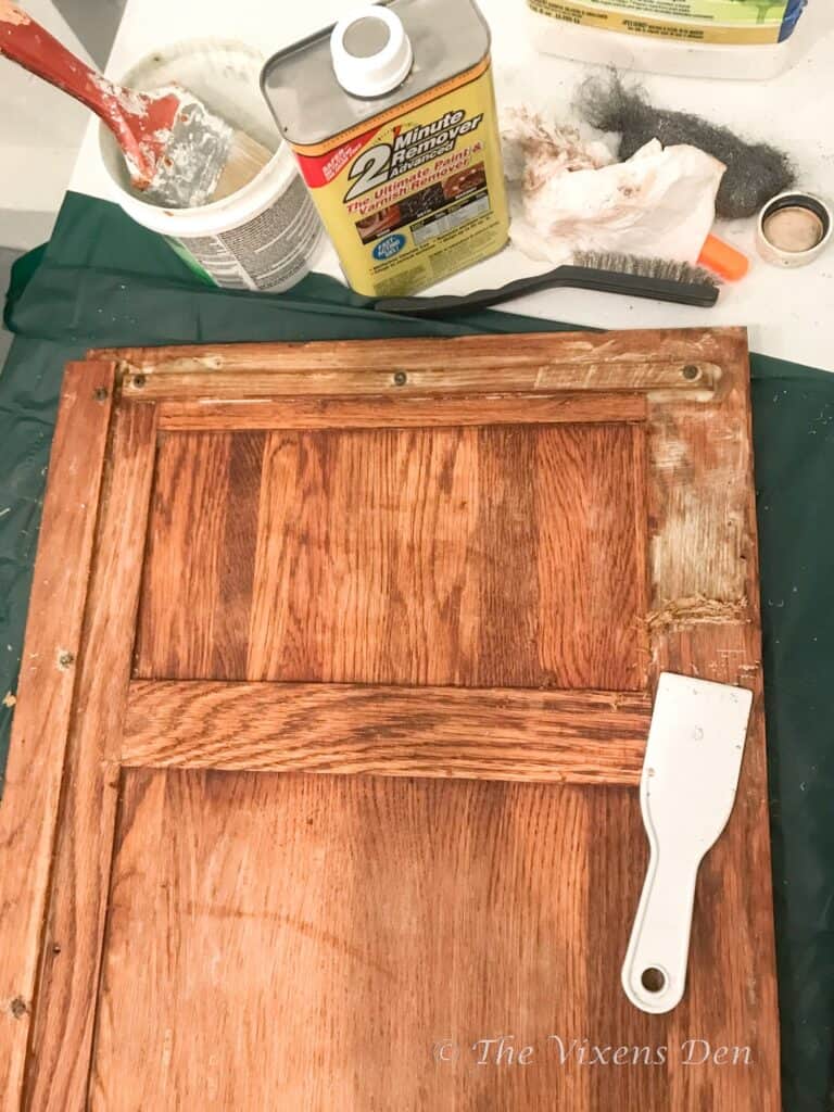 Paint Washed and Stained Armoire - The Vixen's Den