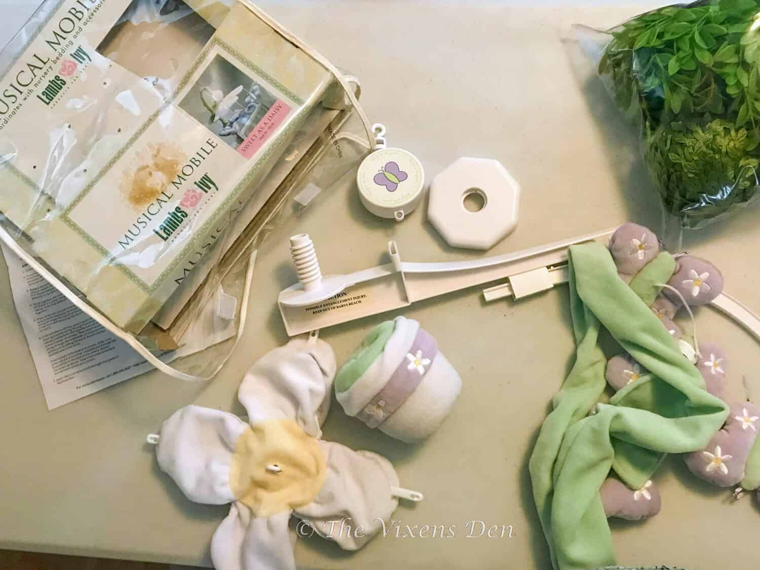 Custom Baby Mobile Makeover The Vixen's Den Studio