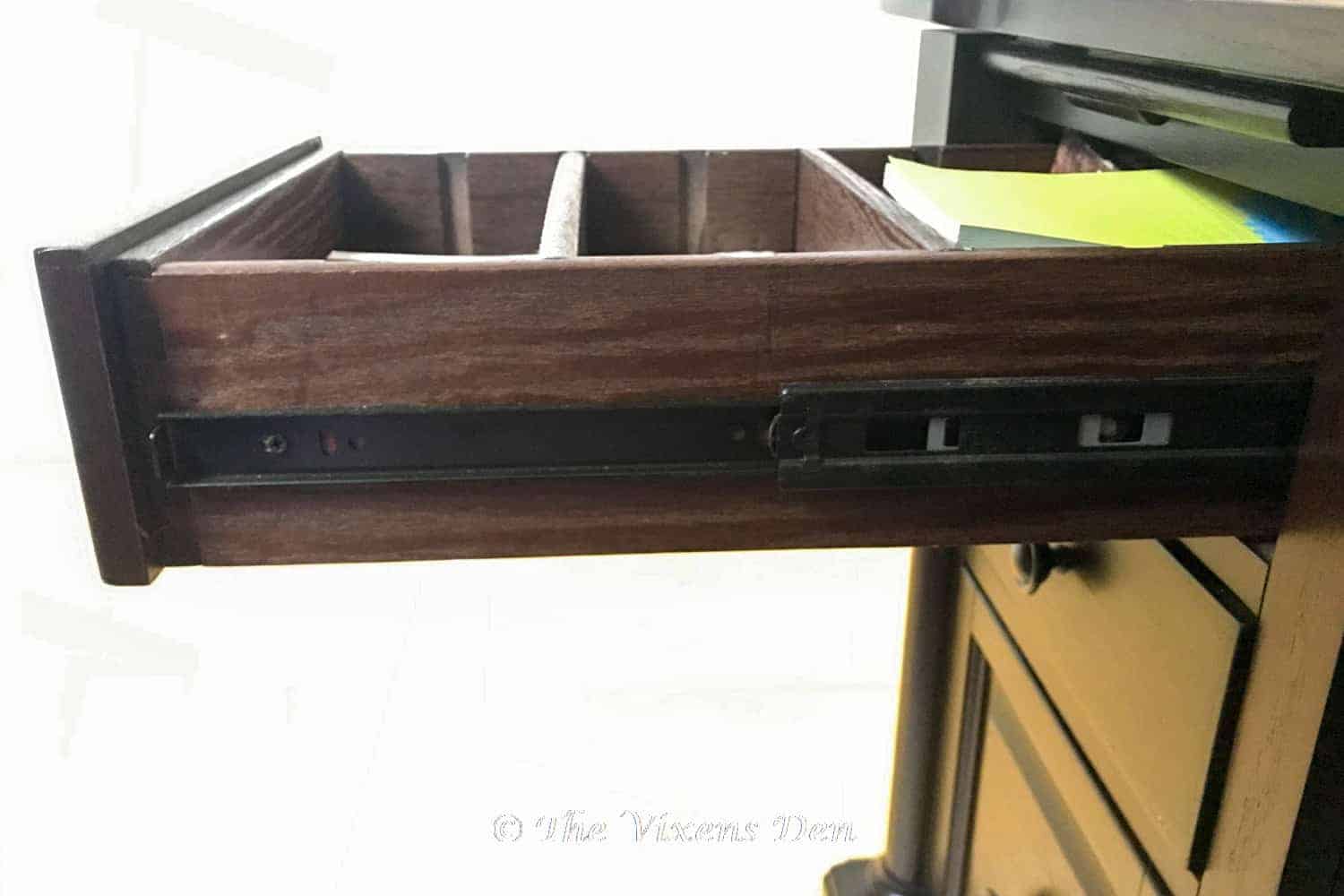 How to Replace Drawer Slides The Vixen's Den Studio