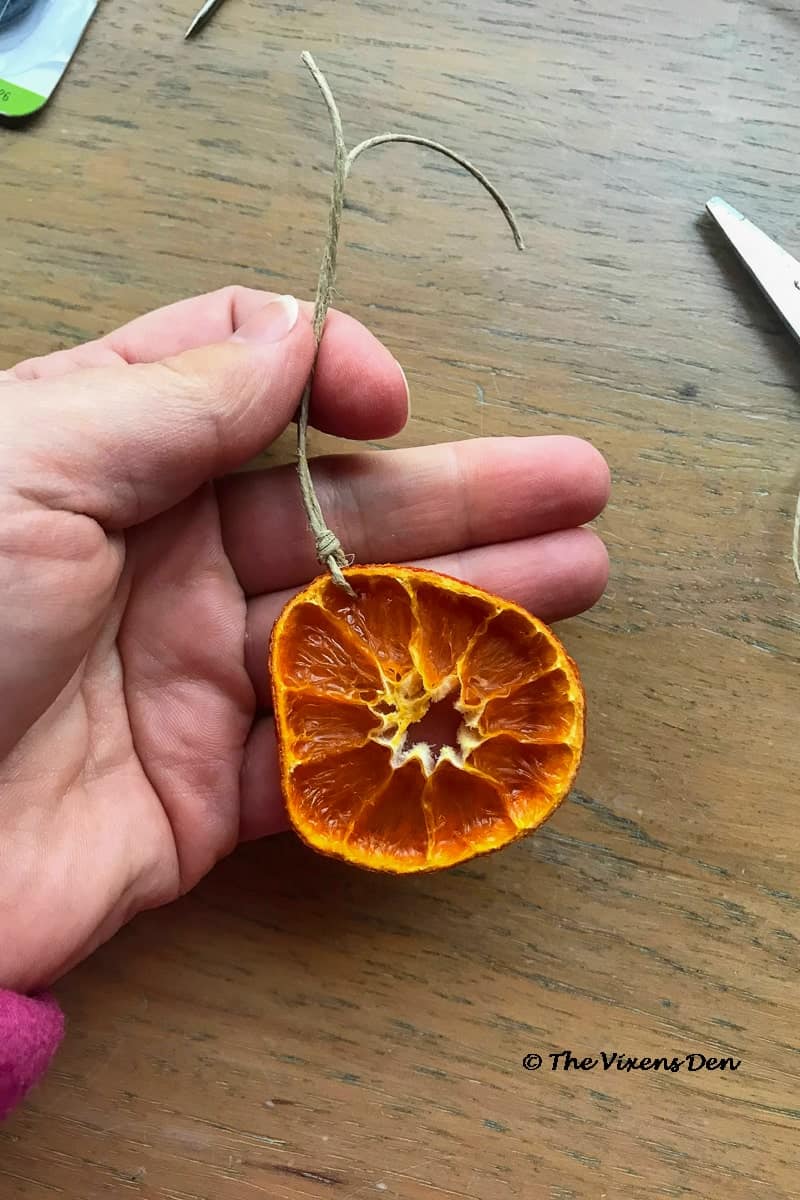 DIY Dried Orange Slices - The Vixen's Den Studio
