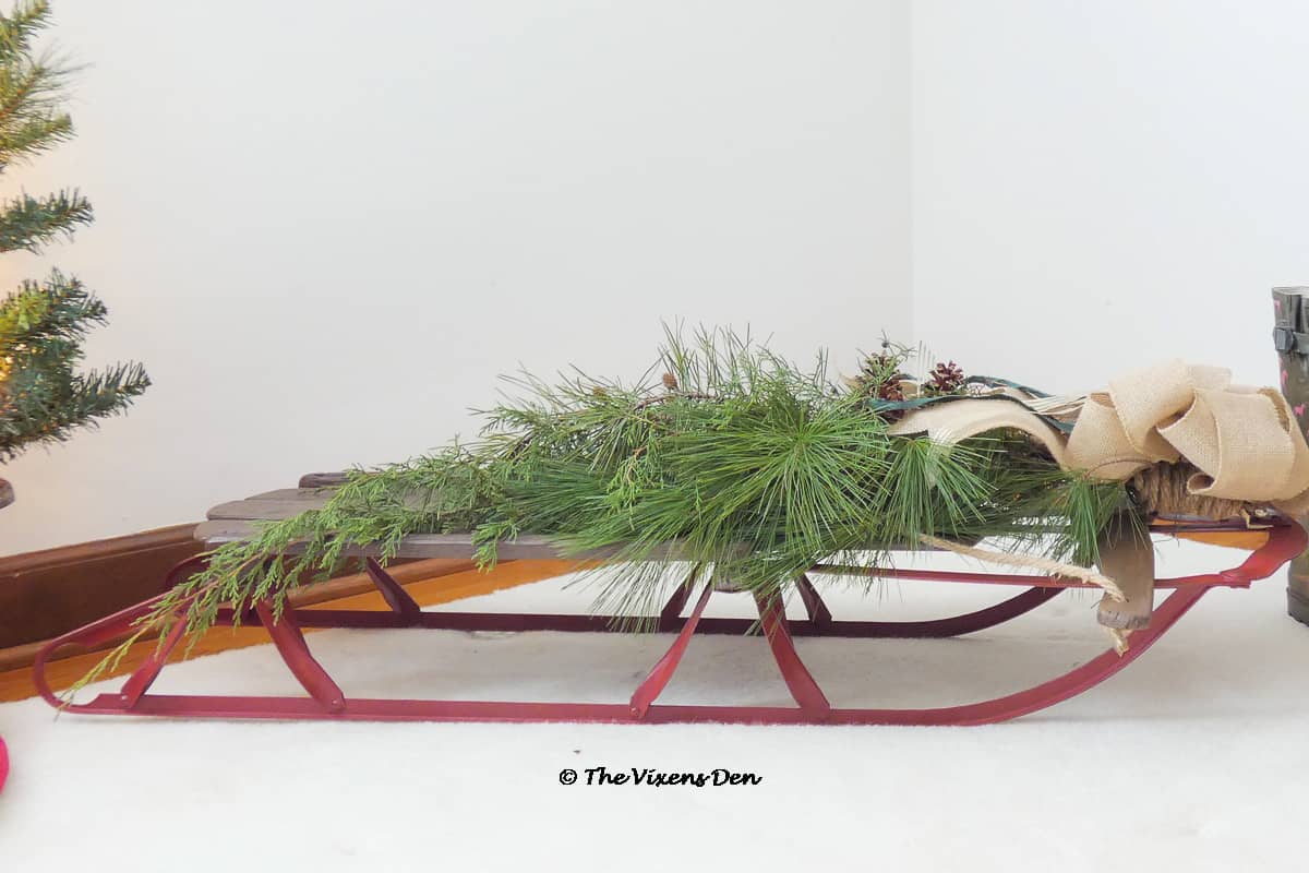 Refinishing a Vintage Sled - The Vixen's Den Studio