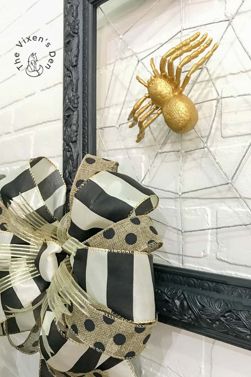 How to Make an Elegant Halloween Spider Web Wreath