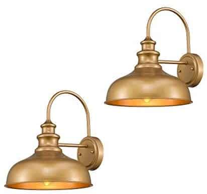 gold farmhouse sconces