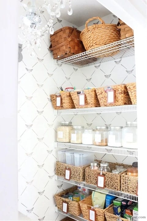 The Easiest Way to Organize Your Pantry Utilize Height - The Crowned Goat-min