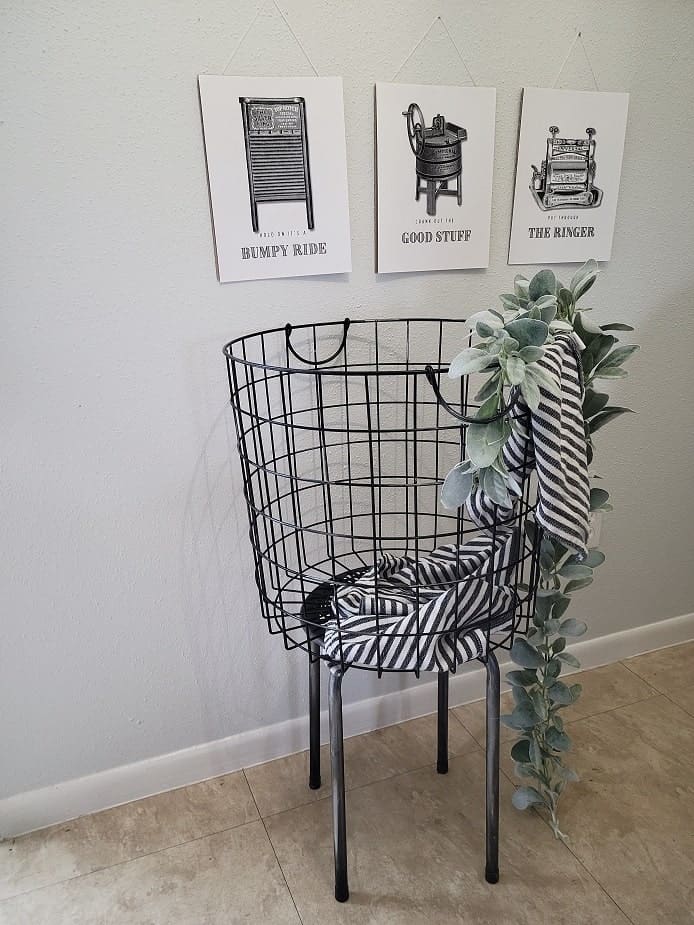 Recreate a Vintage French Laundry Basket - Fifth Sparrow No More-min