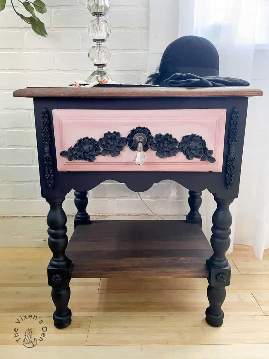 Vintage Dress End Table-17-min