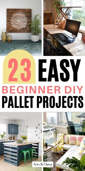 23 Beginner Pallet Projects - Arts & Classy-min