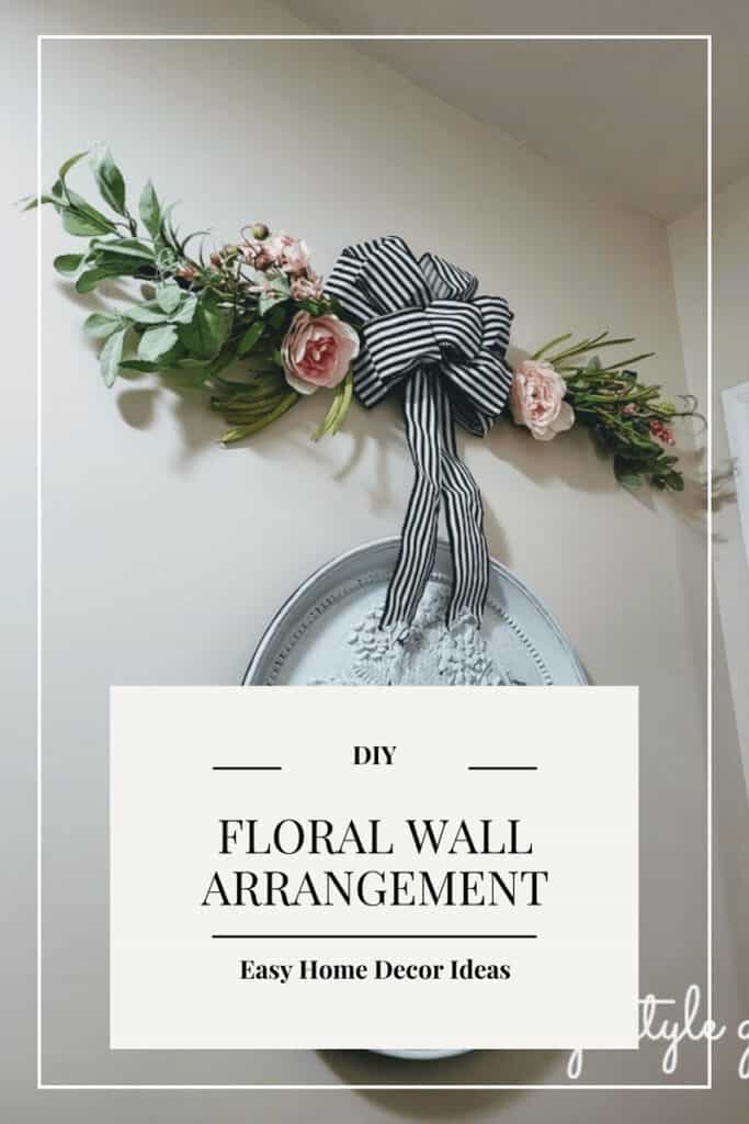 DIY Floral Wall Arrangement-min