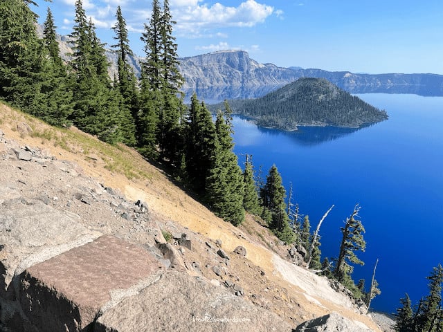oregon-cross-country-road-trip-2022-stop-12-crater-lake-national-watchman-peak-trail-picture-5-view-of-wizard-island-image-min