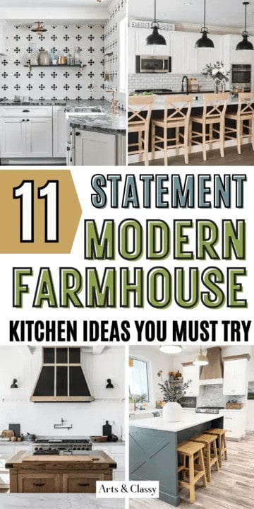 Bold-and-Beautiful-Adding-Statement-Pieces-to-Your-Modern-Farmhouse-Kitchen - Arts and Classy-min