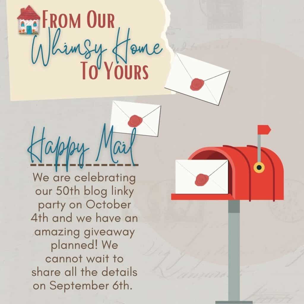 From our whimsy home to yours happy mail.
