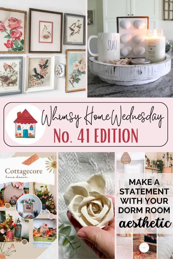 Whimsy Home Wednesday Link Party Graphic Pinterest - Hosts