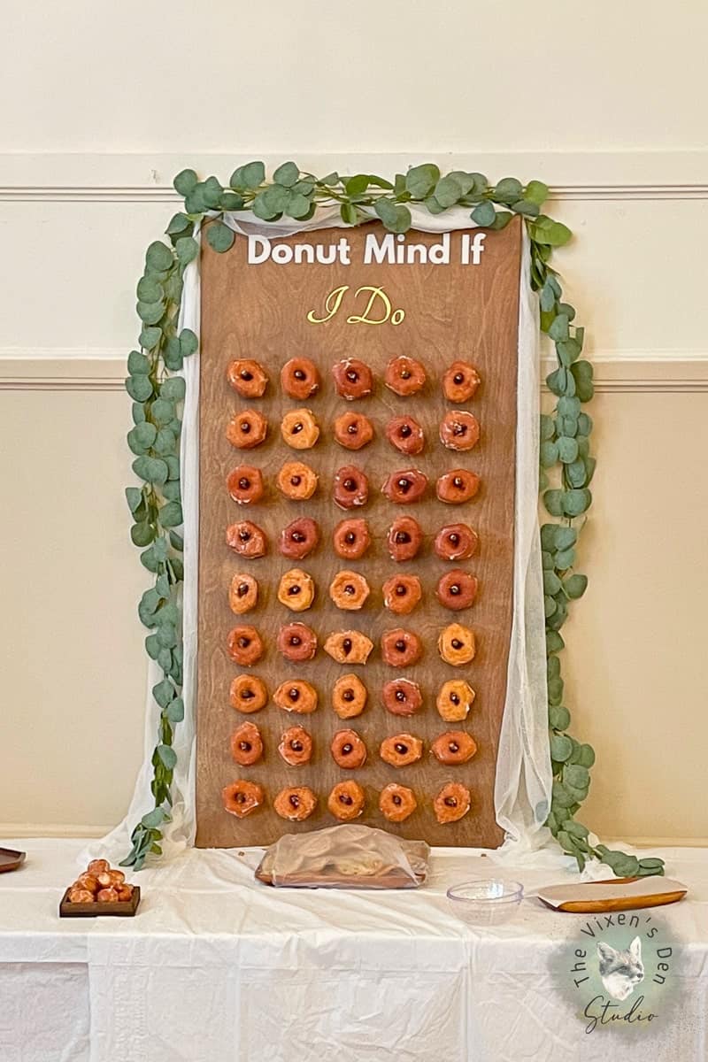 How to Make a Donut Wall with a Food-Safe Finish