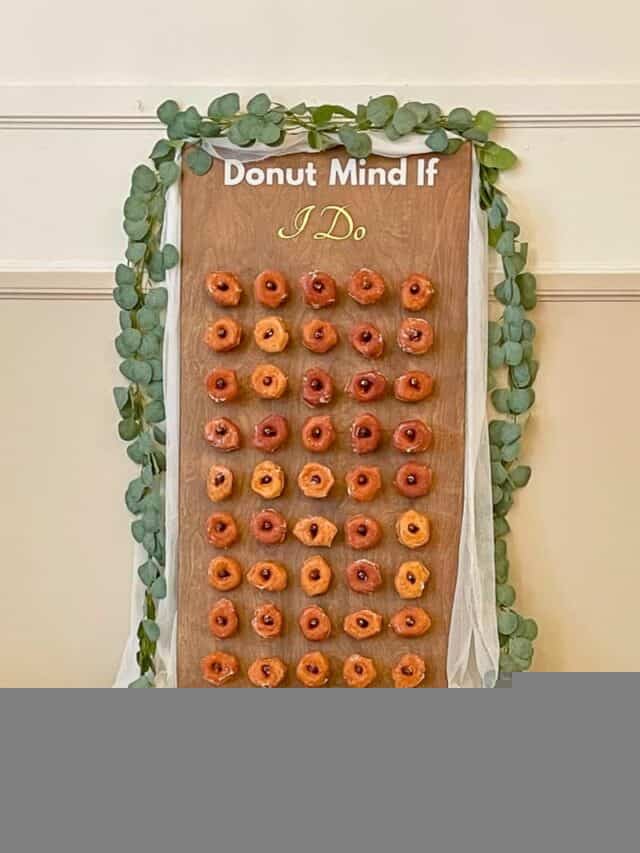 Donut Board With Food Safe Finish