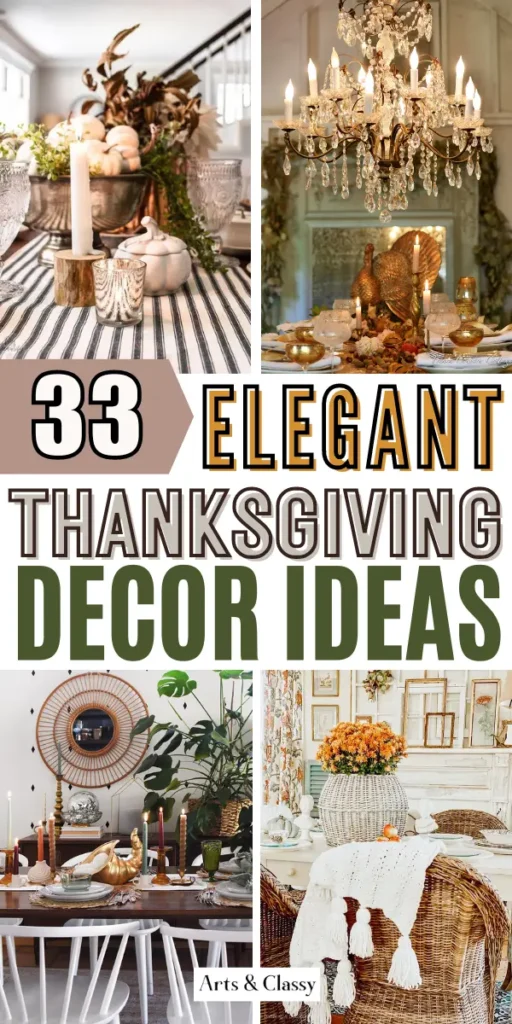 35 elegant thanksgiving decor ideas.